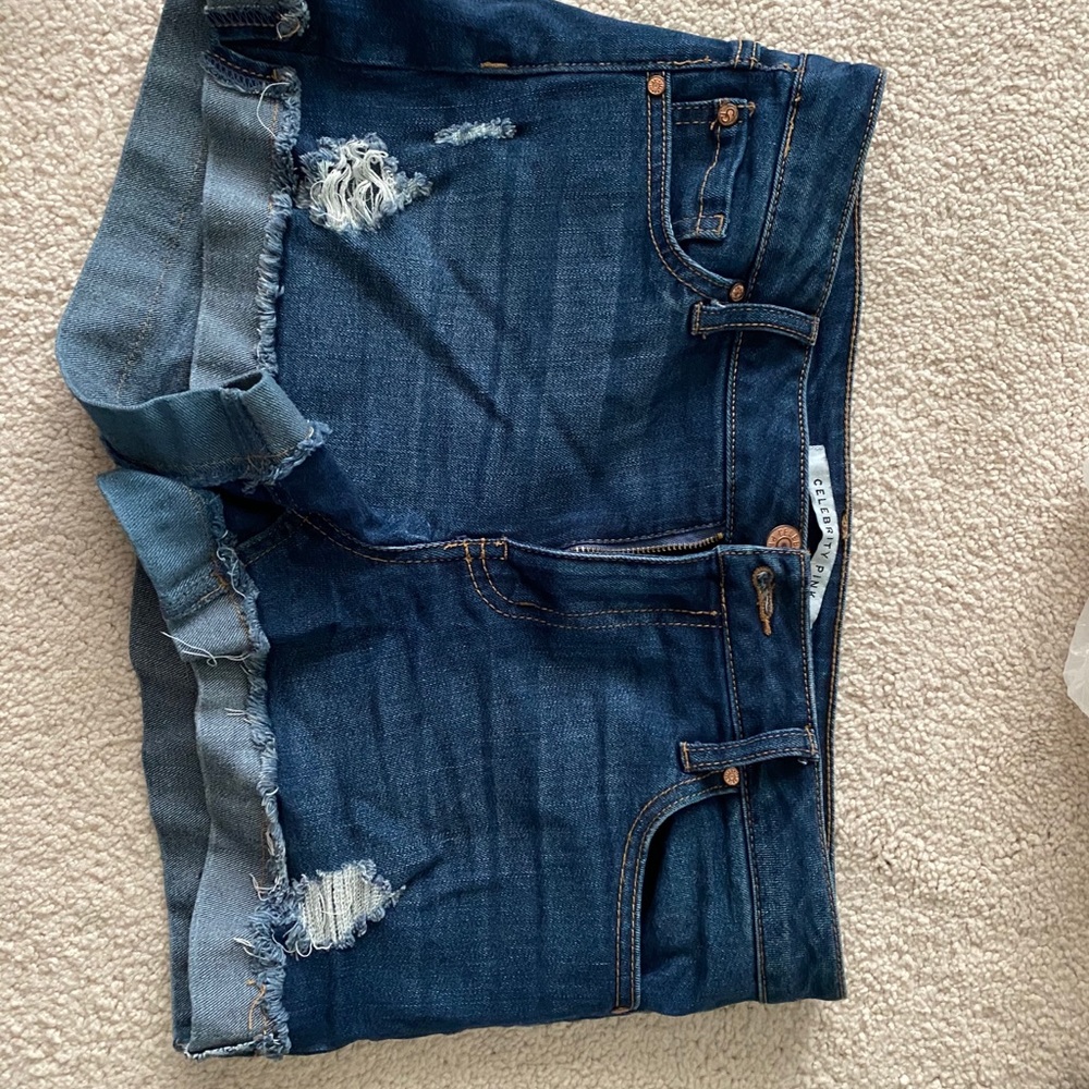 Denim shorts